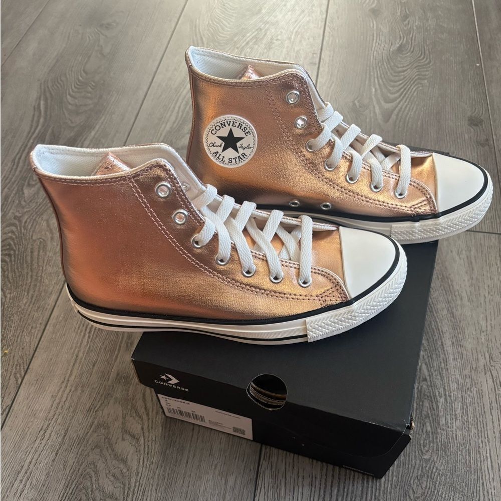 Converse Metallic High-Top Sneakers